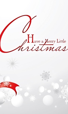 Have A Little Christmas wallpaper 240x400