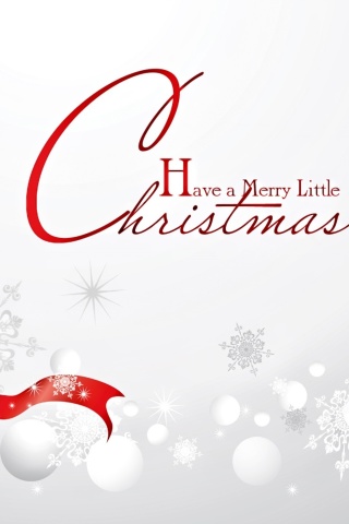 Have A Little Christmas wallpaper 320x480