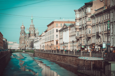 Das Beautiful St. Petersburg City Wallpaper 480x320