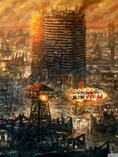 Das Fallout New Vegas Wallpaper 240x320