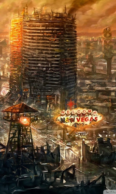 Fondo de pantalla Fallout New Vegas 240x400