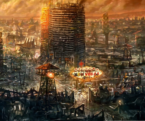 Screenshot №1 pro téma Fallout New Vegas 480x400