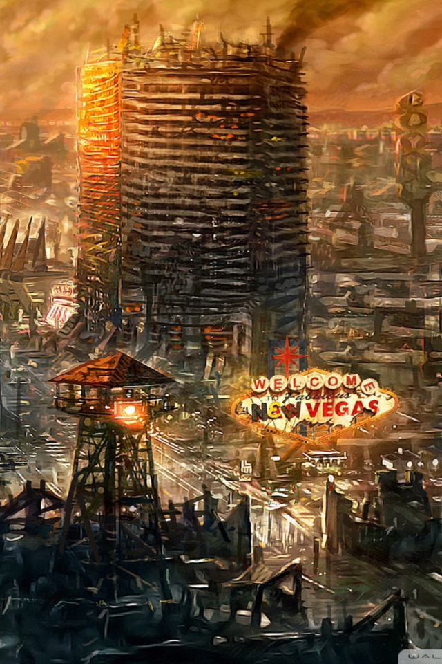 Fallout New Vegas wallpaper 640x960