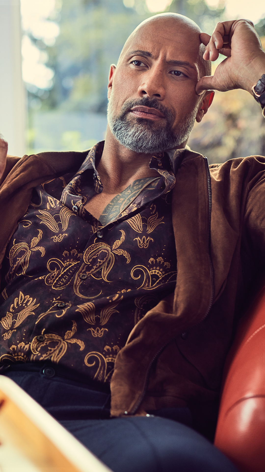 Dwayne Johnson The Rock Instyle wallpaper 1080x1920