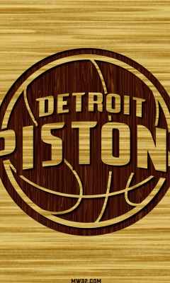 Das Detroit Pistons, NBA Wallpaper 240x400