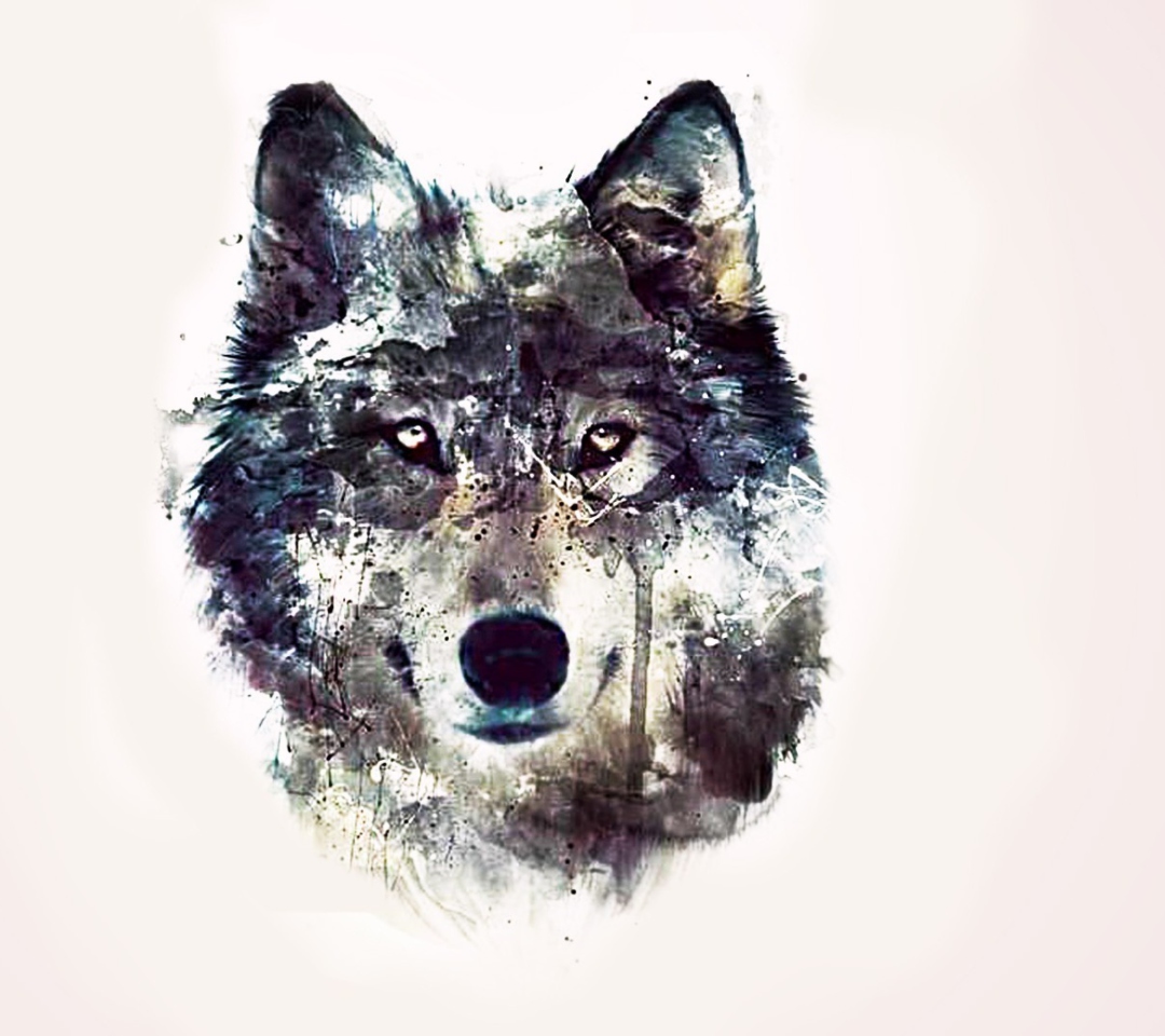 Wolf Art wallpaper 1080x960