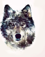 Fondo de pantalla Wolf Art 176x220