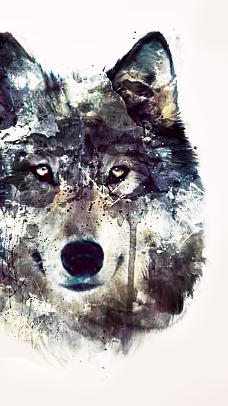 Sfondi Wolf Art 750x1334