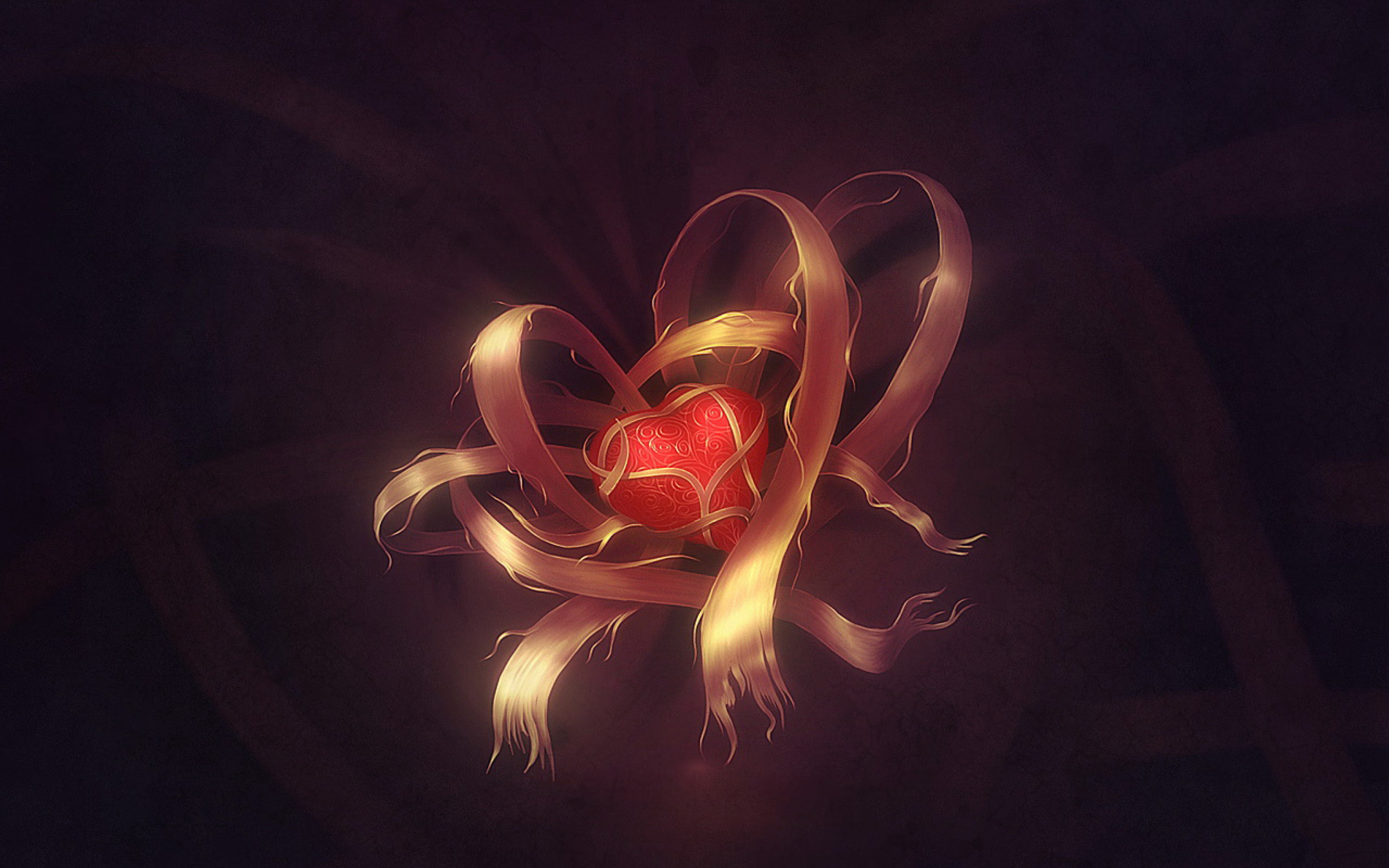 Das Valentine's Day Heart Wallpaper 2560x1600