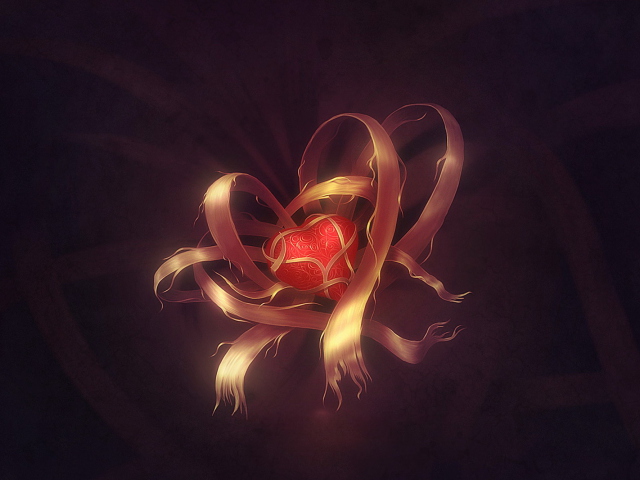 Valentine's Day Heart wallpaper 640x480