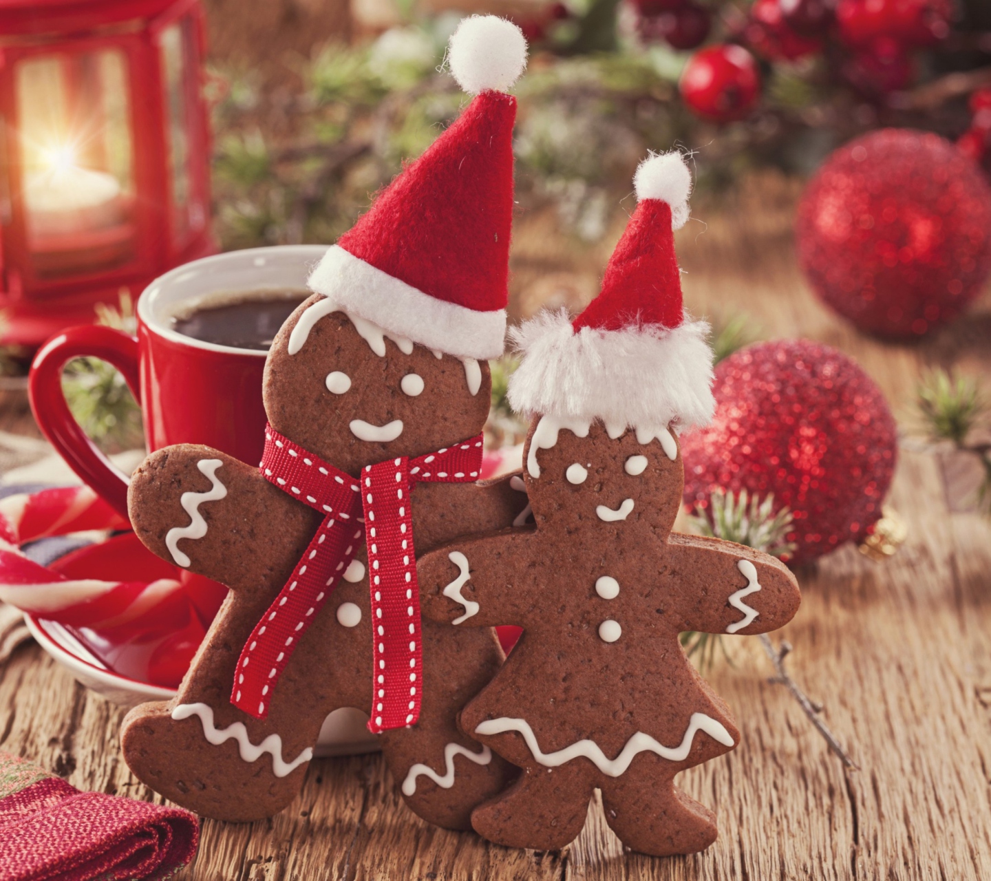 Fondo de pantalla Christmas Gingerbreads 1440x1280