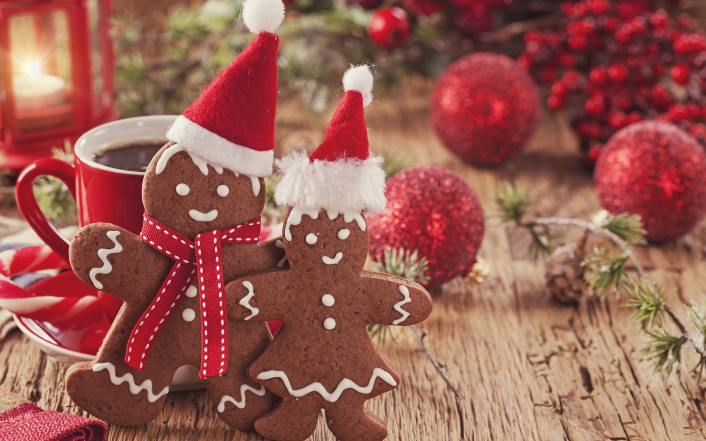 Fondo de pantalla Christmas Gingerbreads 1440x900