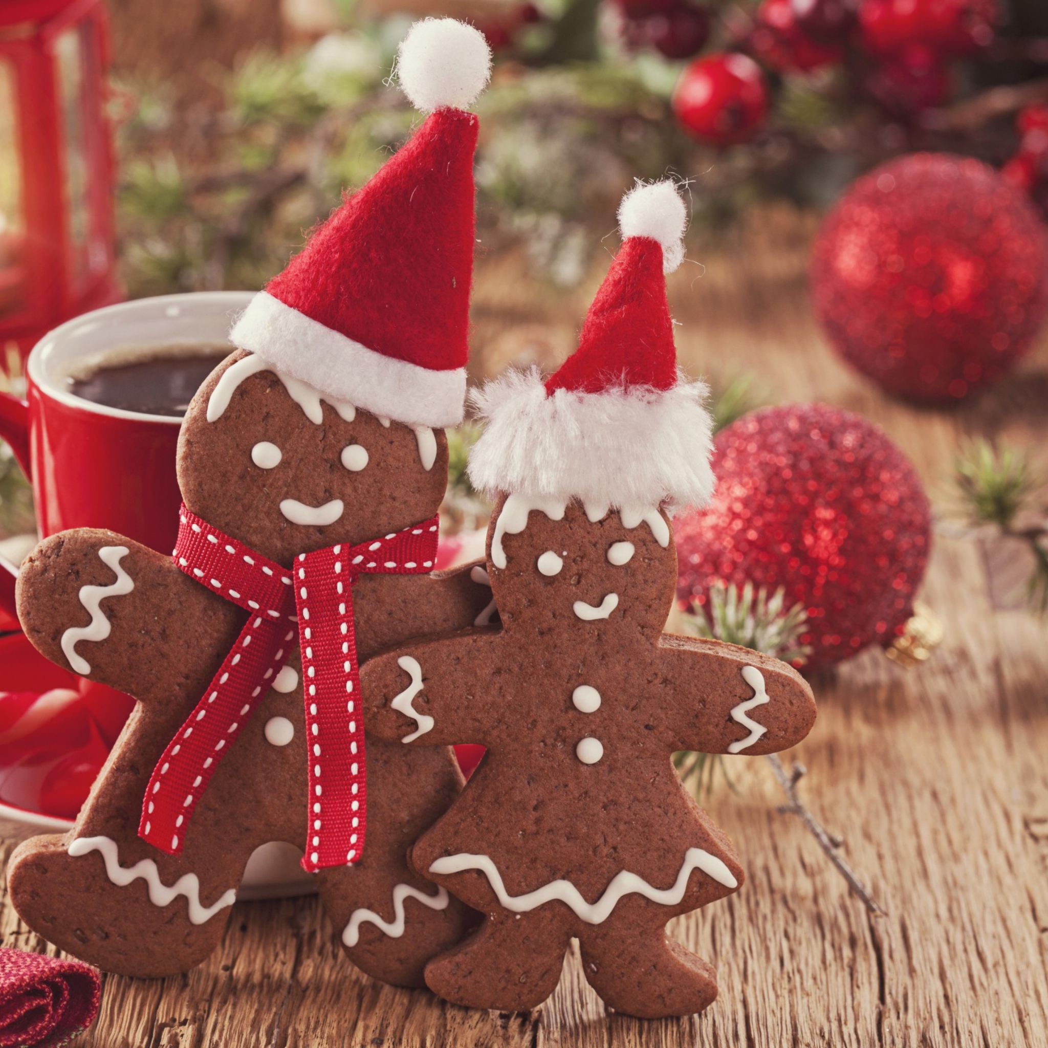 Sfondi Christmas Gingerbreads 2048x2048