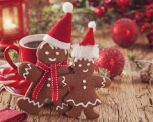 Fondo de pantalla Christmas Gingerbreads 220x176