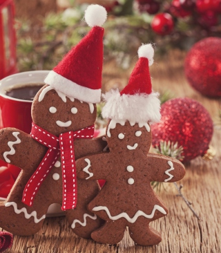 Christmas Gingerbreads - Obrázkek zdarma pro Nokia 5230 Nuron