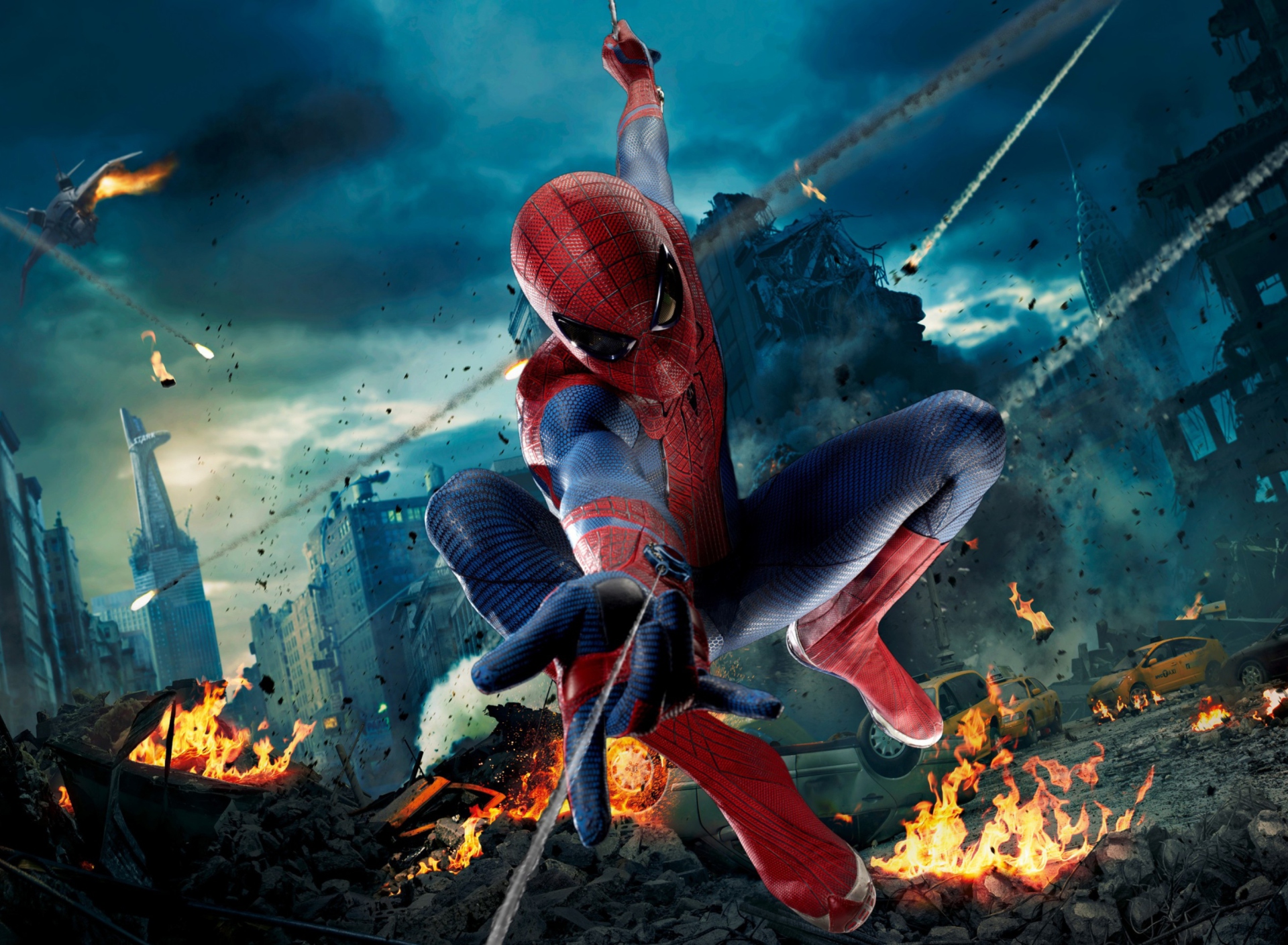 Fondo de pantalla Avengers Spiderman 1920x1408