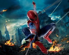 Fondo de pantalla Avengers Spiderman 220x176