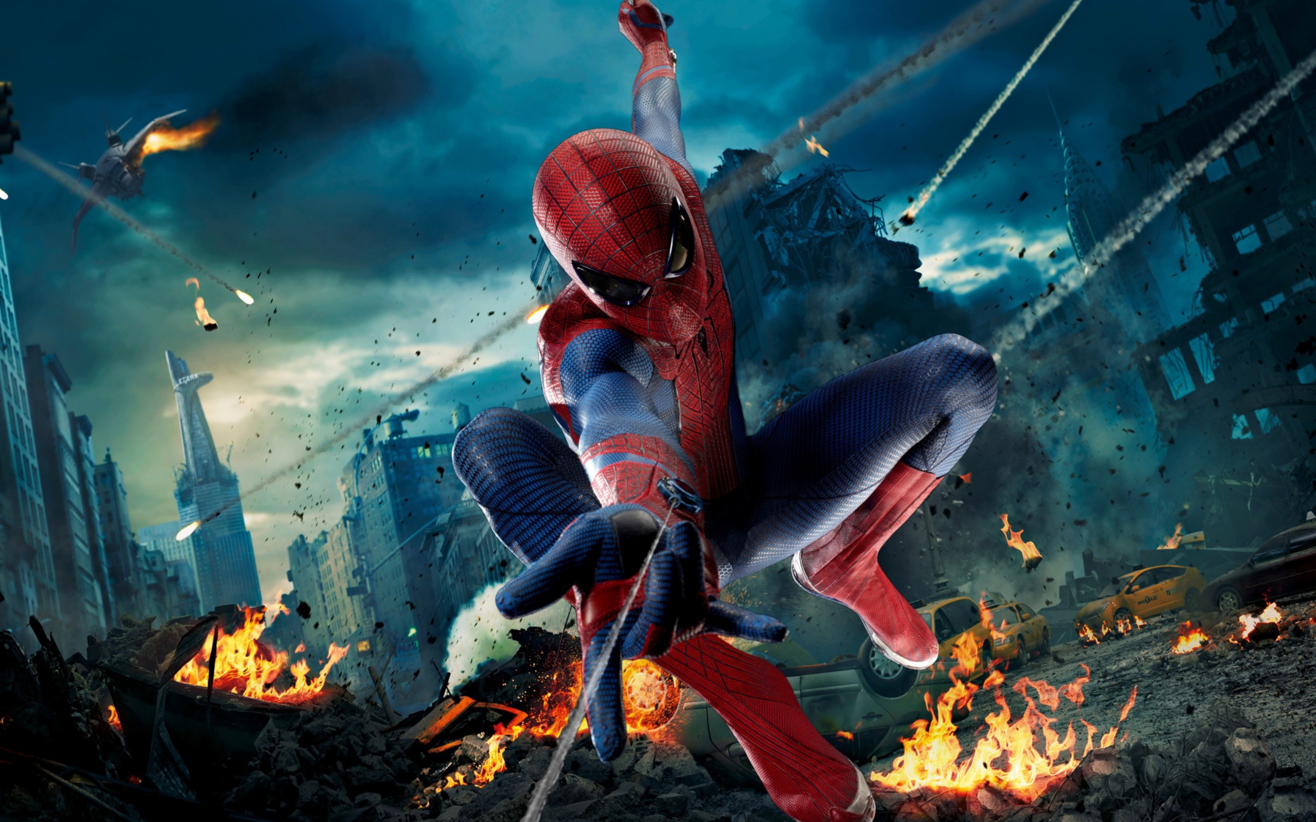 Das Avengers Spiderman Wallpaper 2560x1600