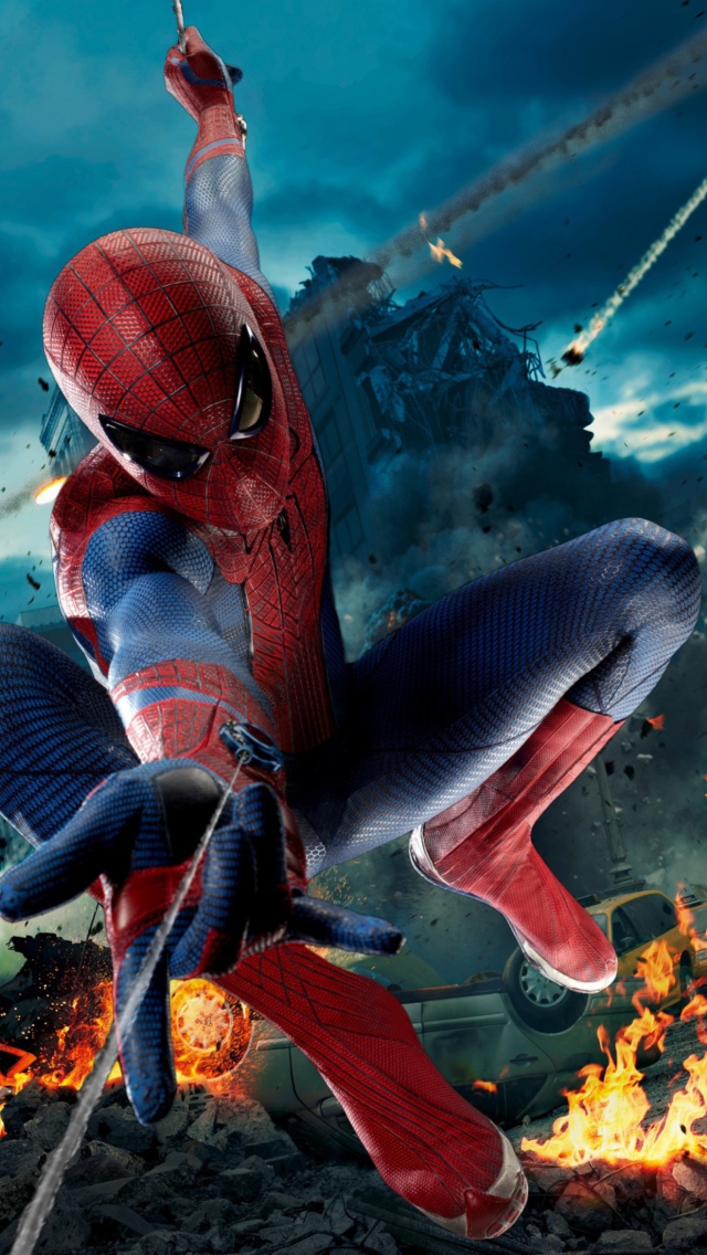 Обои Avengers Spiderman 640x1136