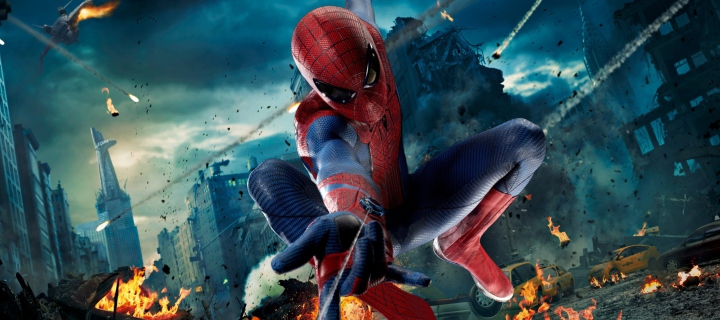 Avengers Spiderman wallpaper 720x320