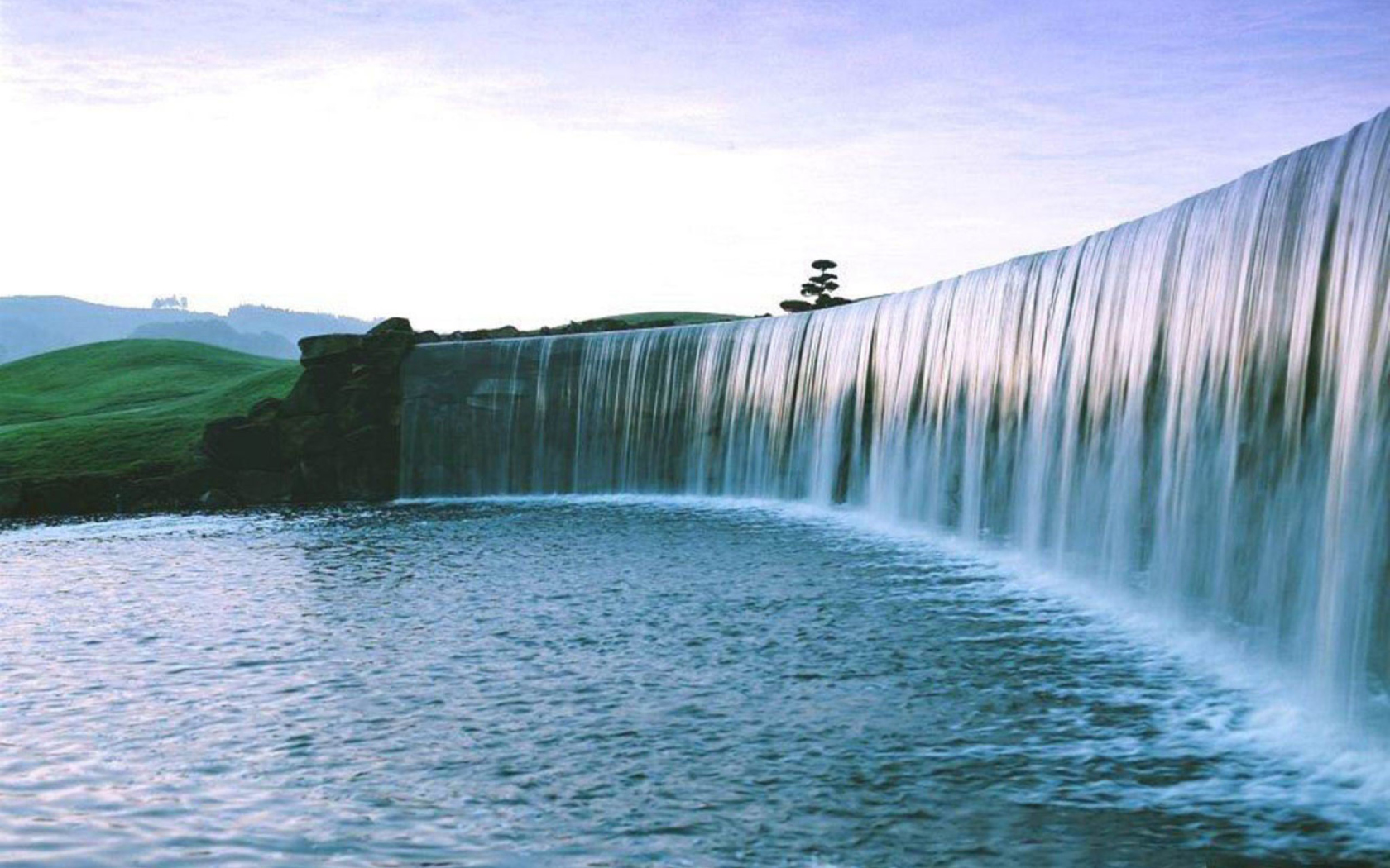 Das Waterfall Wallpaper 1680x1050