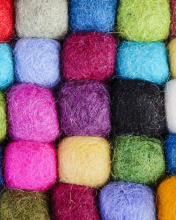 Fondo de pantalla Colorful Wool 176x220