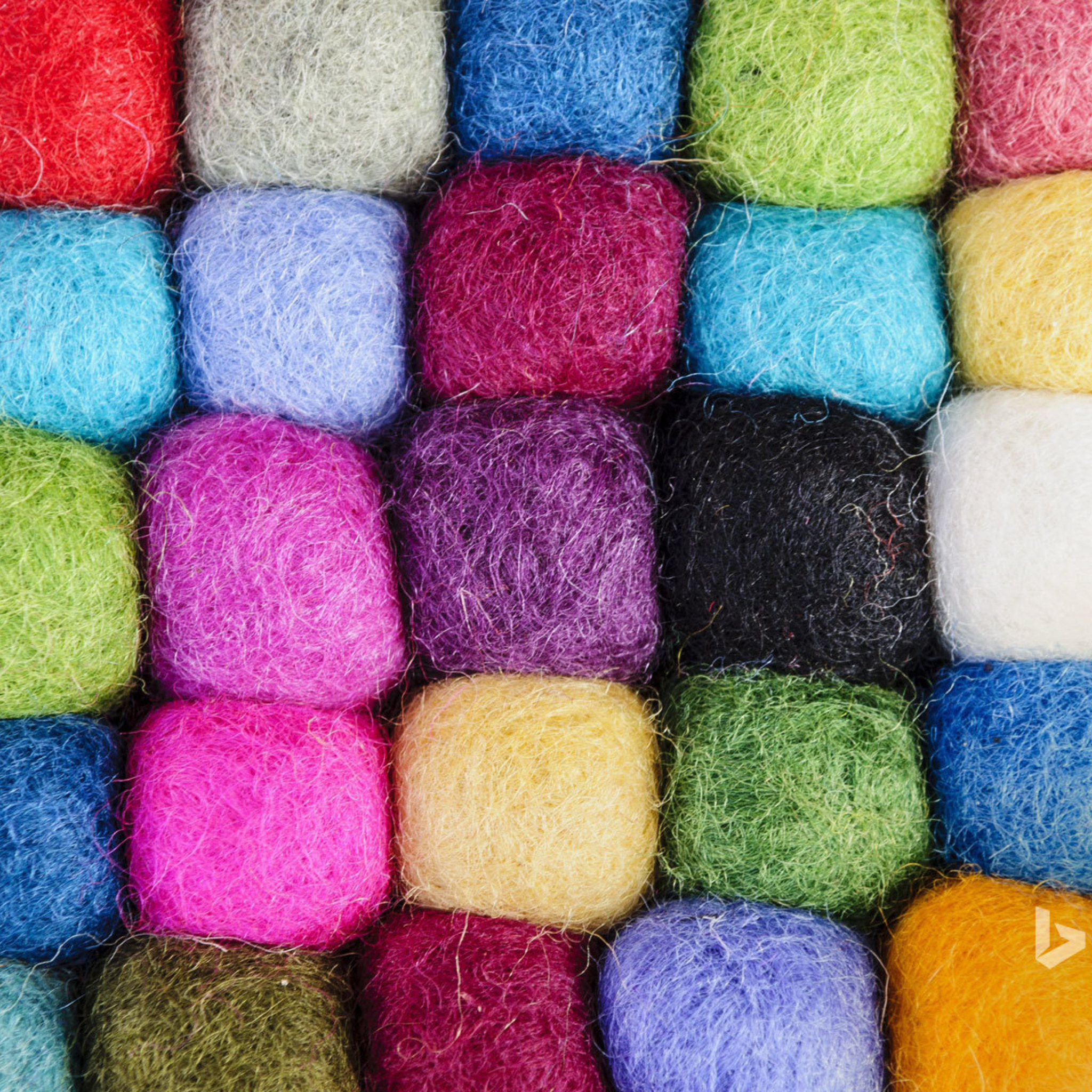 Das Colorful Wool Wallpaper 2048x2048