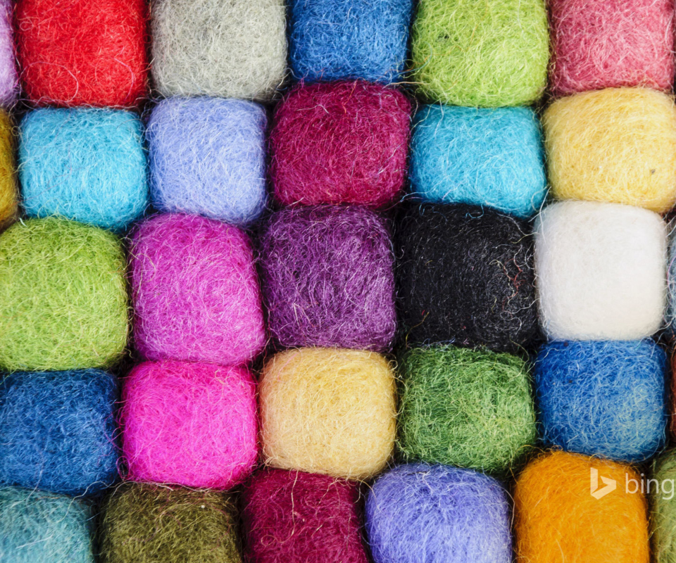 Das Colorful Wool Wallpaper 960x800