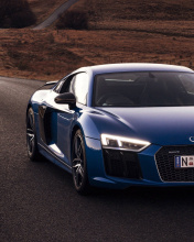 Das Audi R8 V10 Quattro Wallpaper 176x220