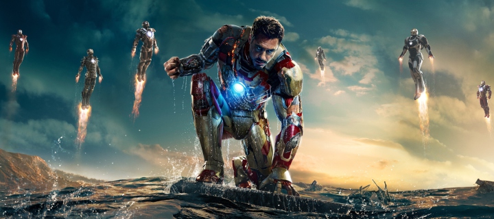 Screenshot №1 pro téma Iron Man 3 New 720x320