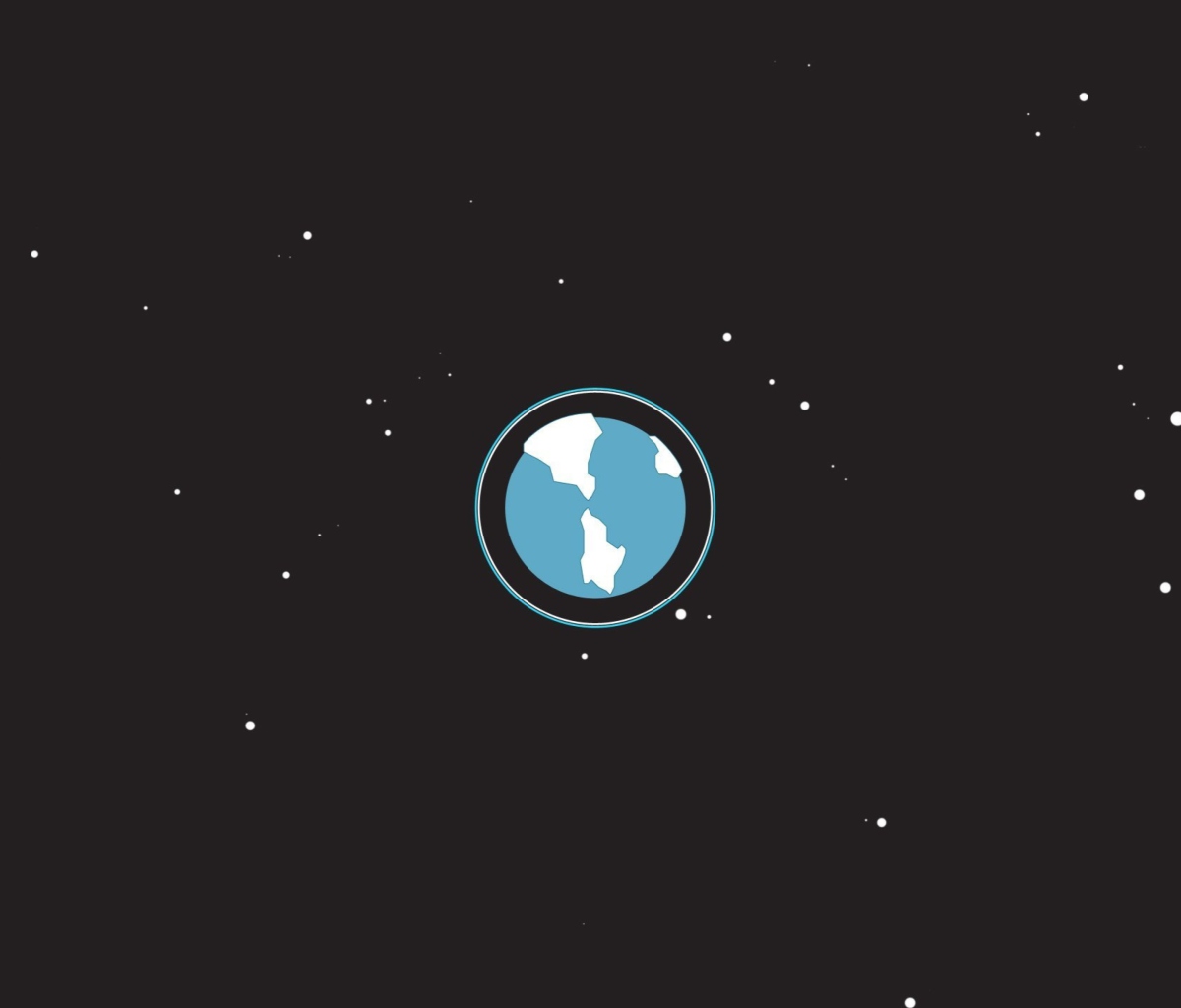 Fondo de pantalla Earth Orbit Illustration 1200x1024