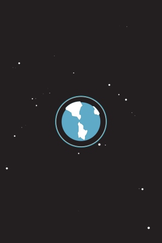 Earth Orbit Illustration screenshot #1 320x480