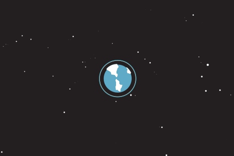 Fondo de pantalla Earth Orbit Illustration 480x320