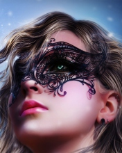 Girl Wearing Mask screenshot #1 176x220