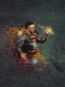 Fondo de pantalla Superman 132x176