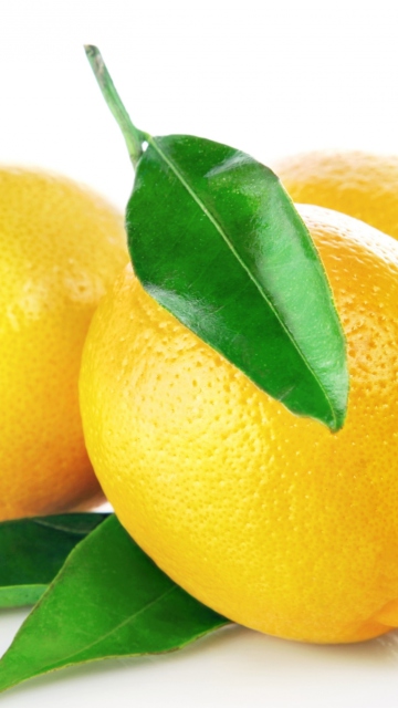 Sfondi Lemons Close Up 360x640