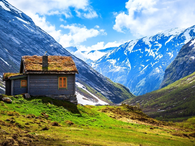 Обои Norway Landscape 640x480