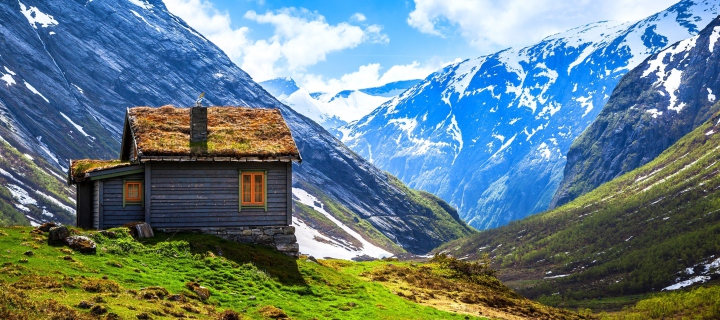 Fondo de pantalla Norway Landscape 720x320