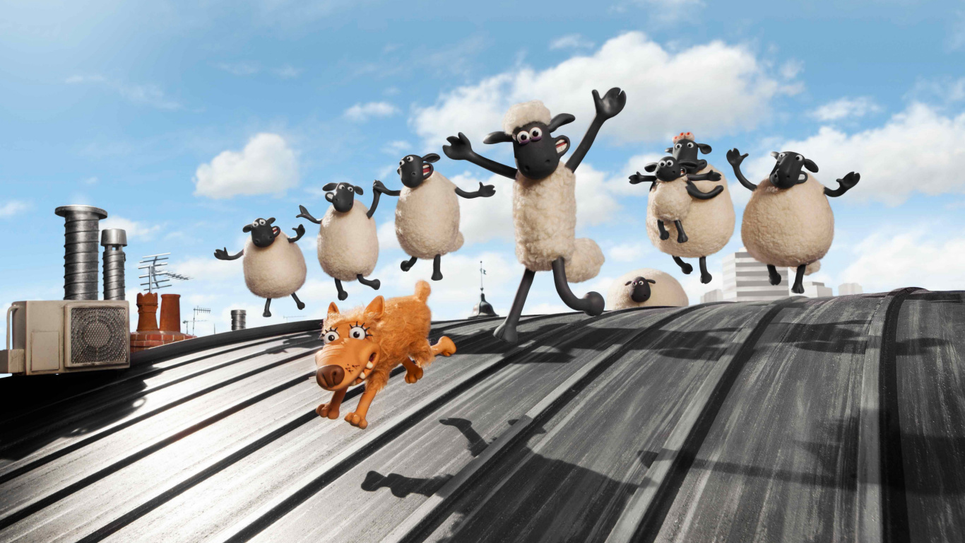 Sfondi Shaun the Sheep Movie 1366x768