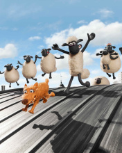 Shaun the Sheep Movie wallpaper 176x220
