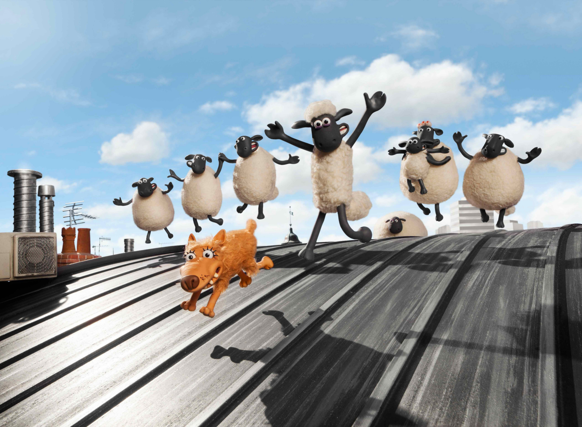 Shaun the Sheep Movie wallpaper 1920x1408