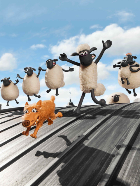 Shaun the Sheep Movie wallpaper 480x640