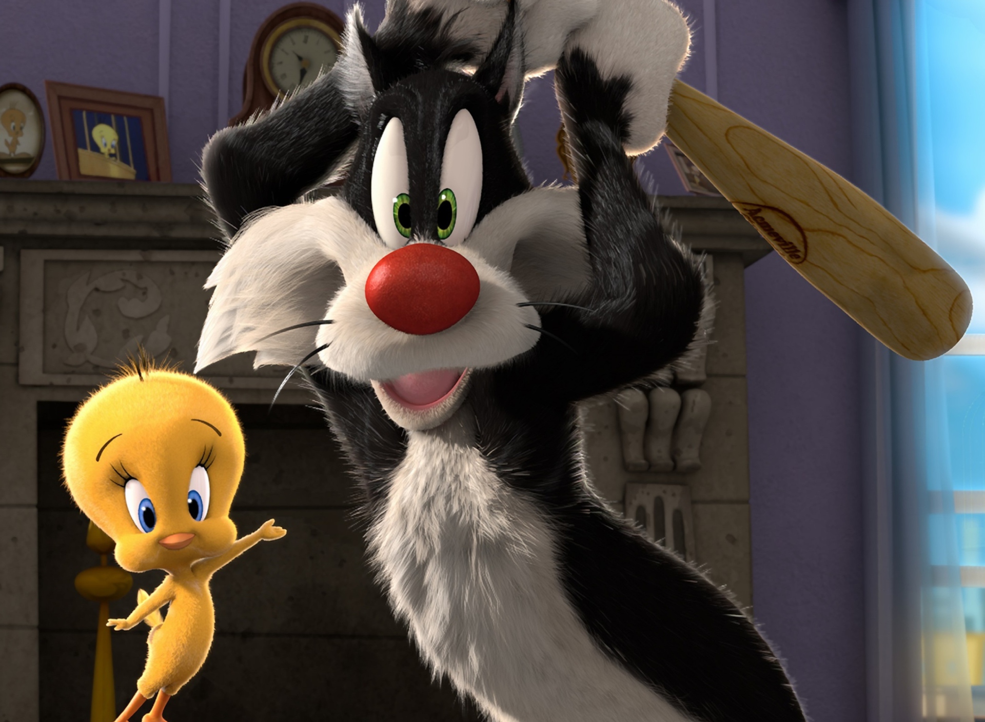 Sylvester And Tweety wallpaper 1920x1408