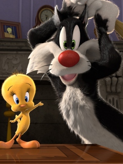 Sylvester And Tweety wallpaper 240x320