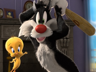 Sylvester And Tweety wallpaper 320x240