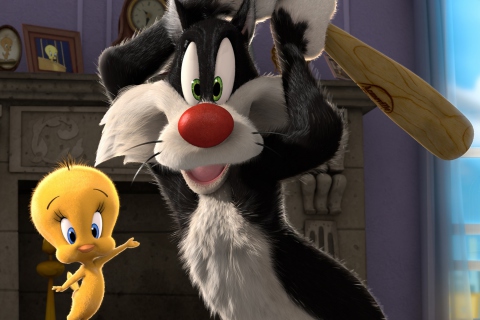 Sylvester And Tweety wallpaper 480x320