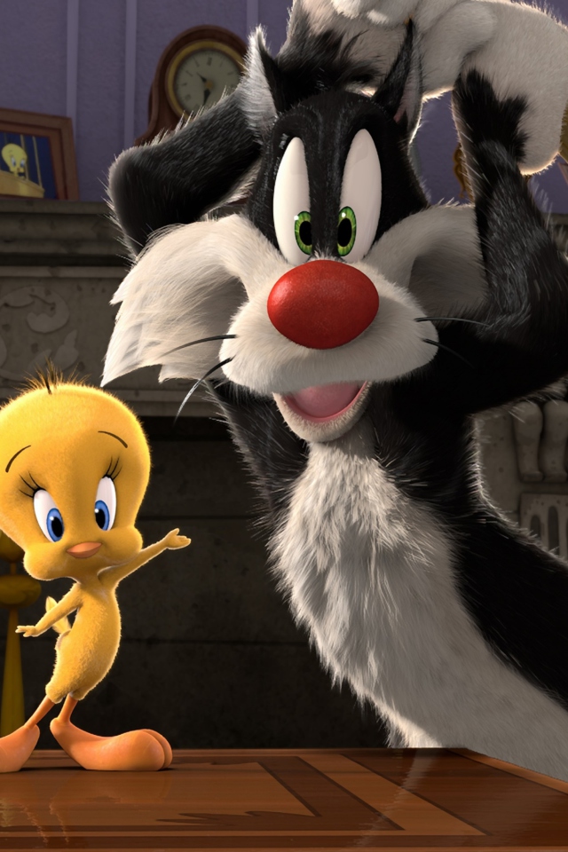 Sylvester And Tweety wallpaper 640x960