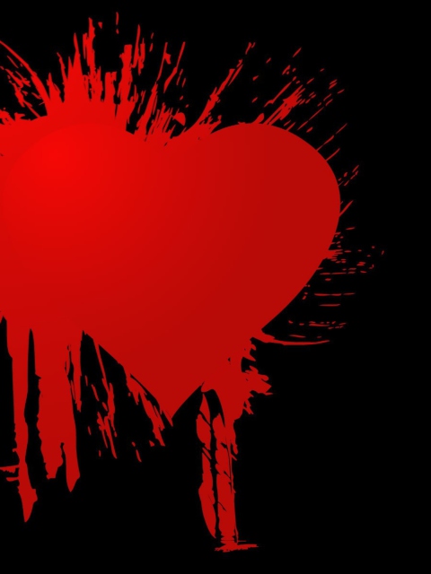 Das Heart Is Broken Wallpaper 480x640