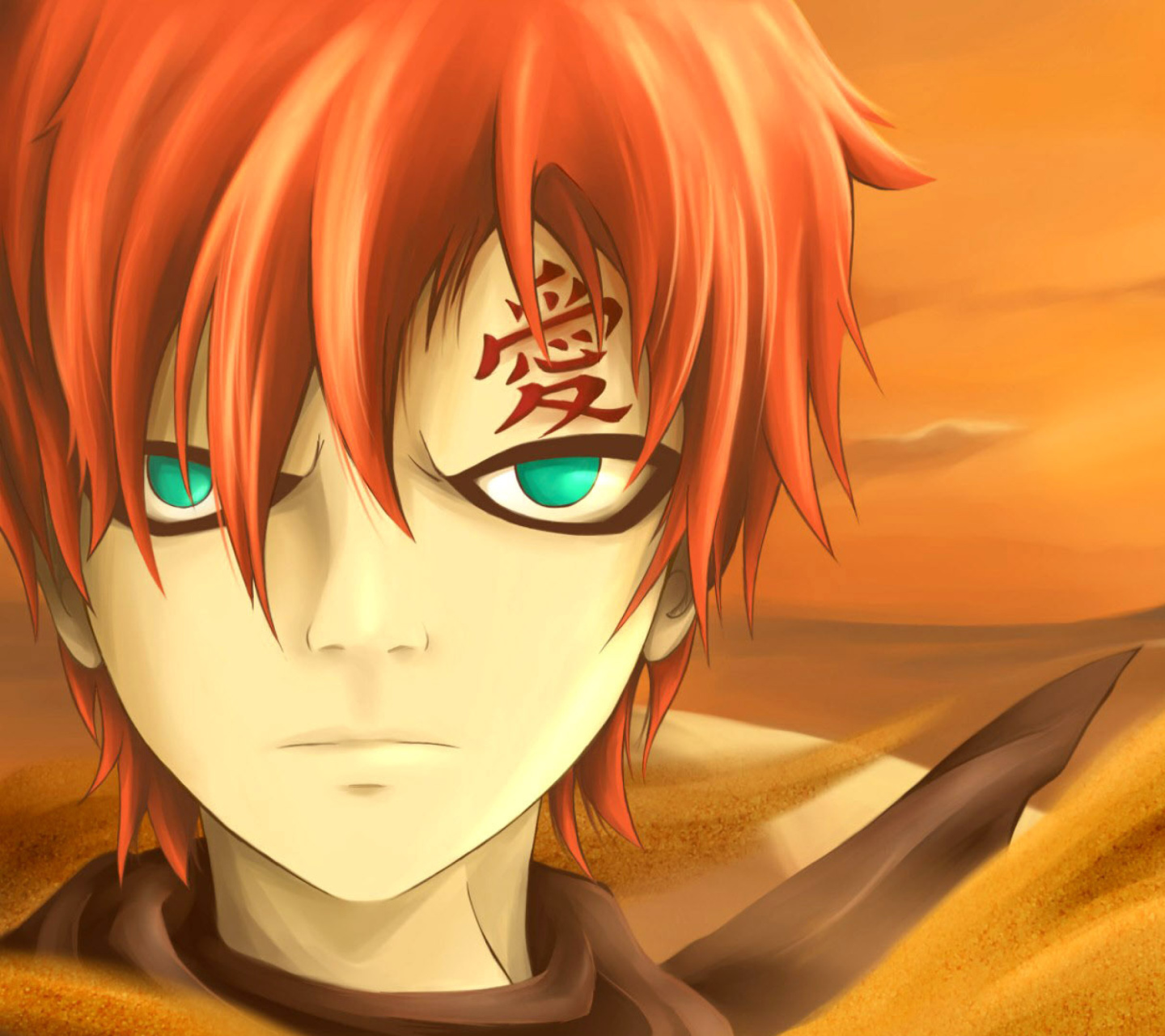 Обои Gaara, Naruto Fanfiction 1440x1280