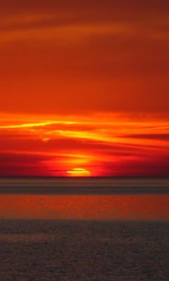 Fondo de pantalla Bloody Sunset 240x400